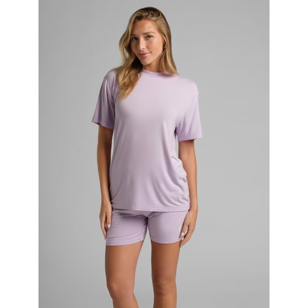 Comfrt Cloud Lounge Set Size Large Lavender Elastic Waist Drawstring Cozy Luxe